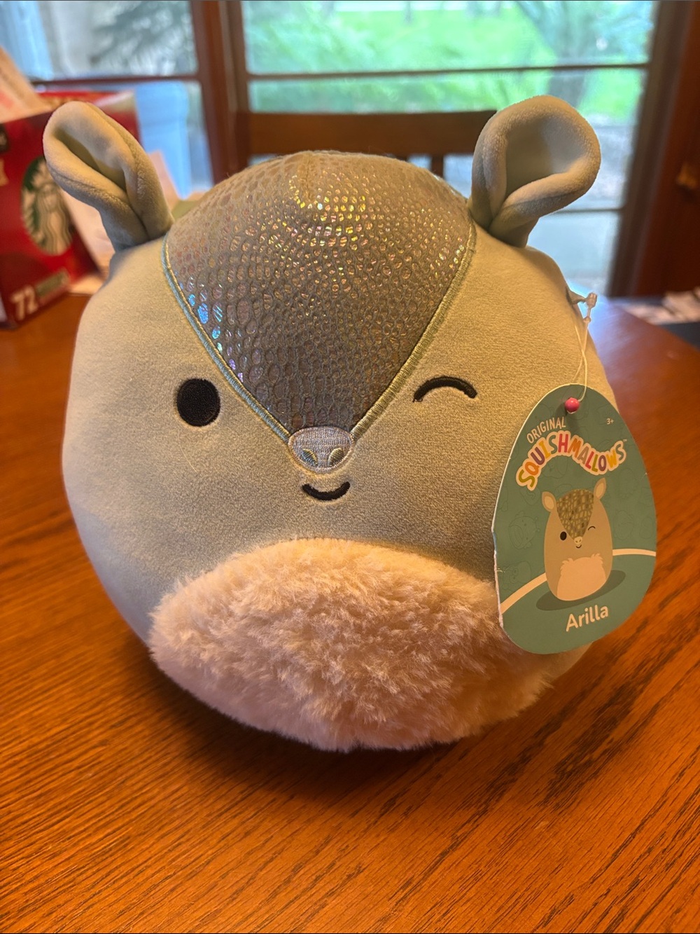 Assorted Cute Squishmallow - Elephant, Sea Cucumber, Armadillo & Cheshire Cat - Picture 6 of 6